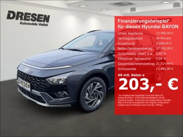HYUNDAI BAYON  Trend FL (MY25) 1.0 Navi+Kamera+LED Vorschau Bild