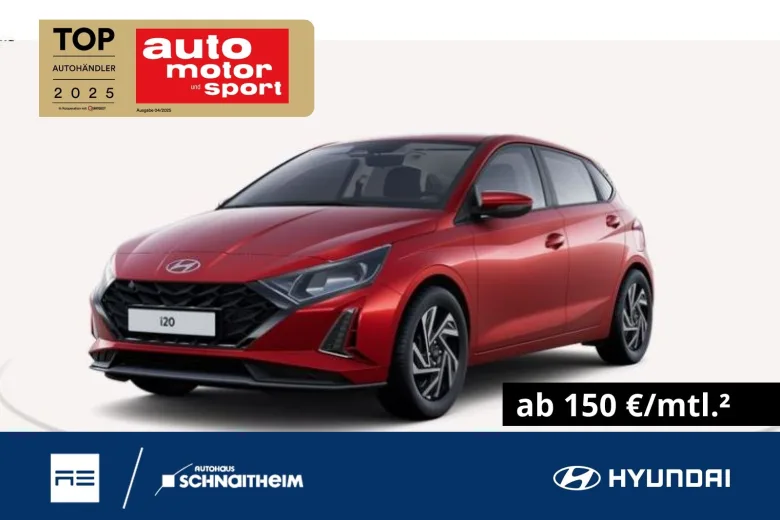 HYUNDAI i20 Trend 1,0 T-GDi 74KW (100 PS) 7-DCT 2WD Vorschau Bild