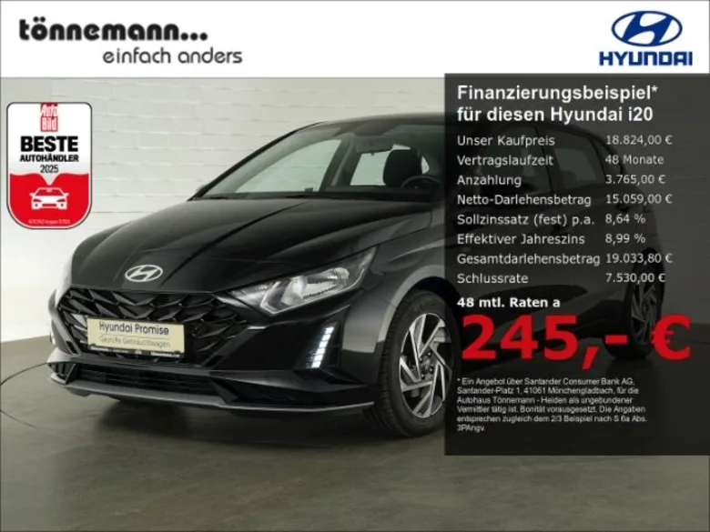 HYUNDAI i20  FACELIFT T-GDI TREND 48V+NAVI+RÜCKFAHRKAMERA Vorschau Bild