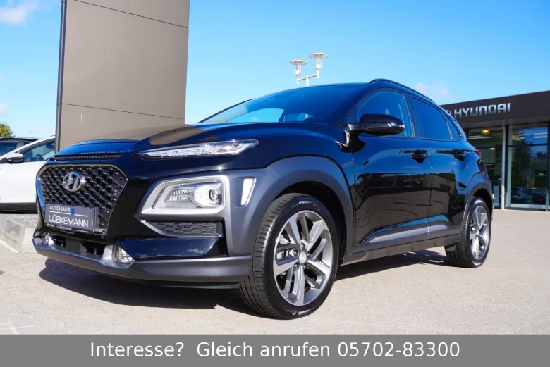 HYUNDAI Kona  1.0 T-GDI Premium *LEDER/NAVI/WKR/HUD/18"* Vorschau Bild