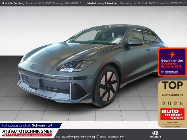 HYUNDAI IONIQ 6 77,4 kWh TECHNIQ SOH 97,4% HUD Navi LED Vorschau Bild