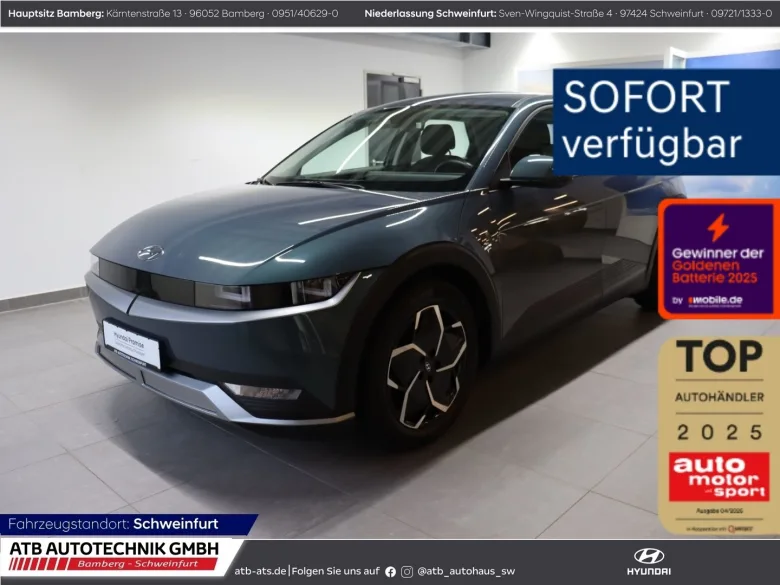 HYUNDAI IONIQ 5  Basis + WP 72,6 kWh SOH 97,9% Navi LED A Vorschau Bild