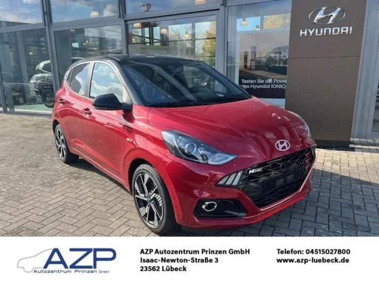 HYUNDAI i10  FL 1.0 T-GDI (90 PS) N-Line.Navi.Dach-Black Vorschau Bild