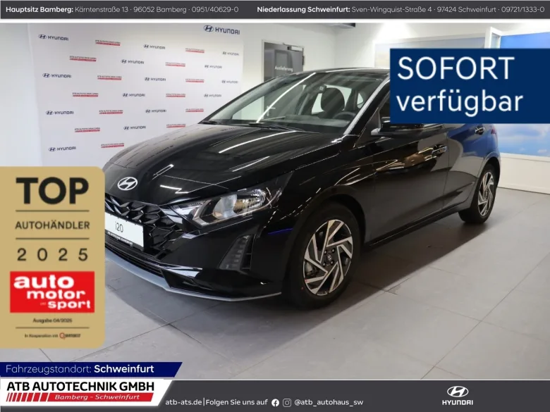 HYUNDAI i20  Trend MY25 1.0 T-GDI 100 PS 6-MT 2WD Navi Ap Vorschau Bild