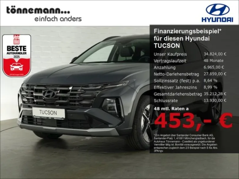 HYUNDAI Tucson FACELIFT HEV TREND AT+VOLL LED+NAVI+RÜCKF Vorschau Bild