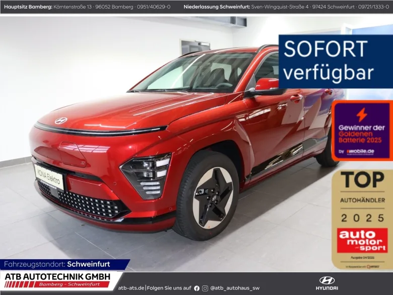 HYUNDAI KONA Elektro  MY26 65kWh 204 PS 2WD Prime HUD Nav Vorschau Bild