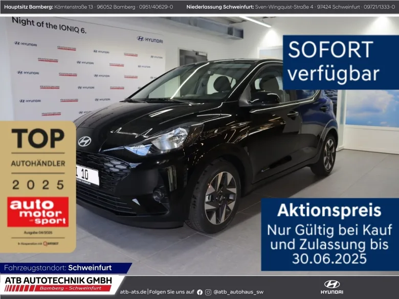 HYUNDAI i10  MY25 Trend 1.2 Benzin 79 PS 5-AMT 2WD Navi A Vorschau Bild
