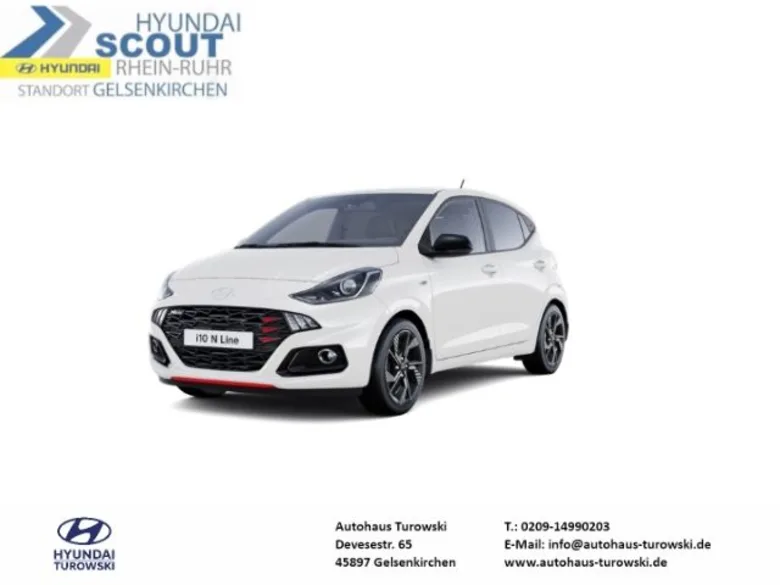 HYUNDAI i10 N Line 1.0 Dach in schwarz Navi Apple KlimAT Vorschau Bild