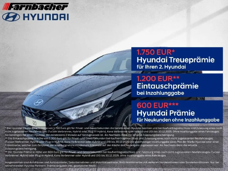 HYUNDAI i20 Trend Lichtpaket und Komfort Vorschau Bild