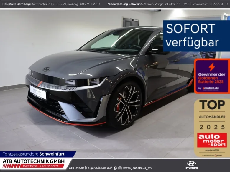 HYUNDAI IONIQ 5  N 84kWh Batterie 609PS SOH 99,2% HUD Nav Vorschau Bild
