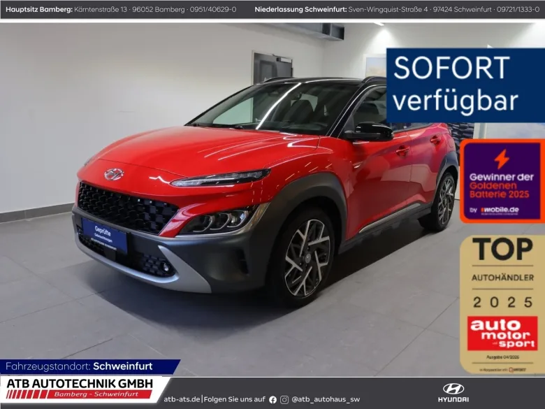HYUNDAI Kona  Prime Hybrid 1.6 GDI 2WD HUD AHK-abnehmbar  Vorschau Bild