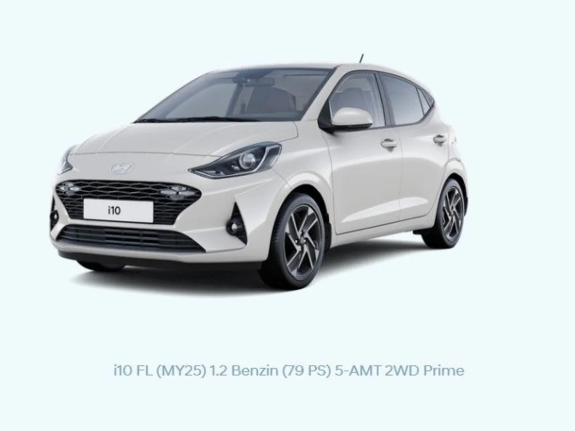 HYUNDAI i10  1.2 Prime AMT -mehrere Farben Vorschau Bild