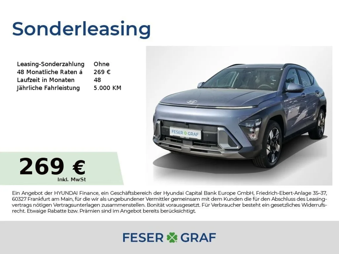 HYUNDAI Kona TREND HEV NAVI LED CAM SHZ LHZ ASSIST.PAKET Vorschau Bild