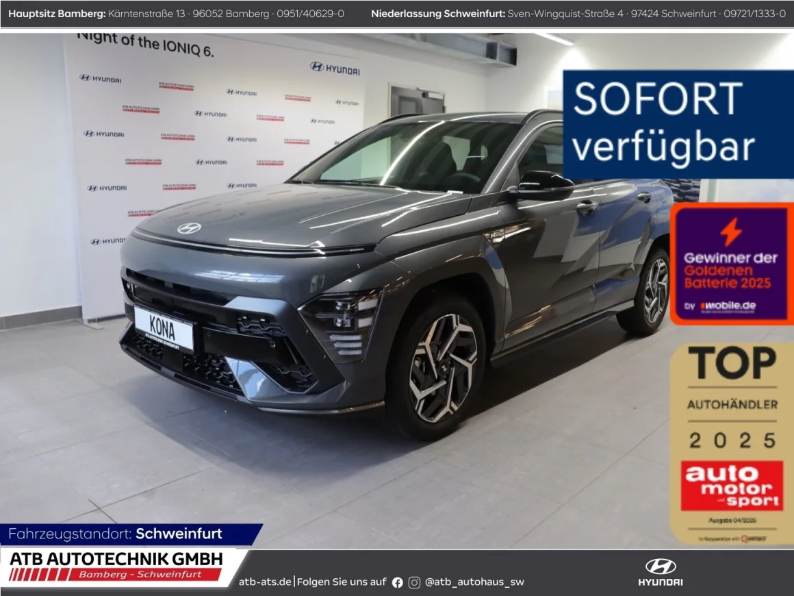 HYUNDAI Kona N Line MY25 1.6 T-GDI 170 PS 7-DCT Navi Vorschau Bild