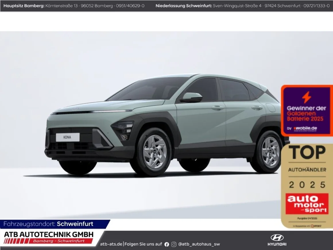 HYUNDAI Kona Select 1.6 T-GDi M/T 138 PS Navi LED ACC Ap Vorschau Bild