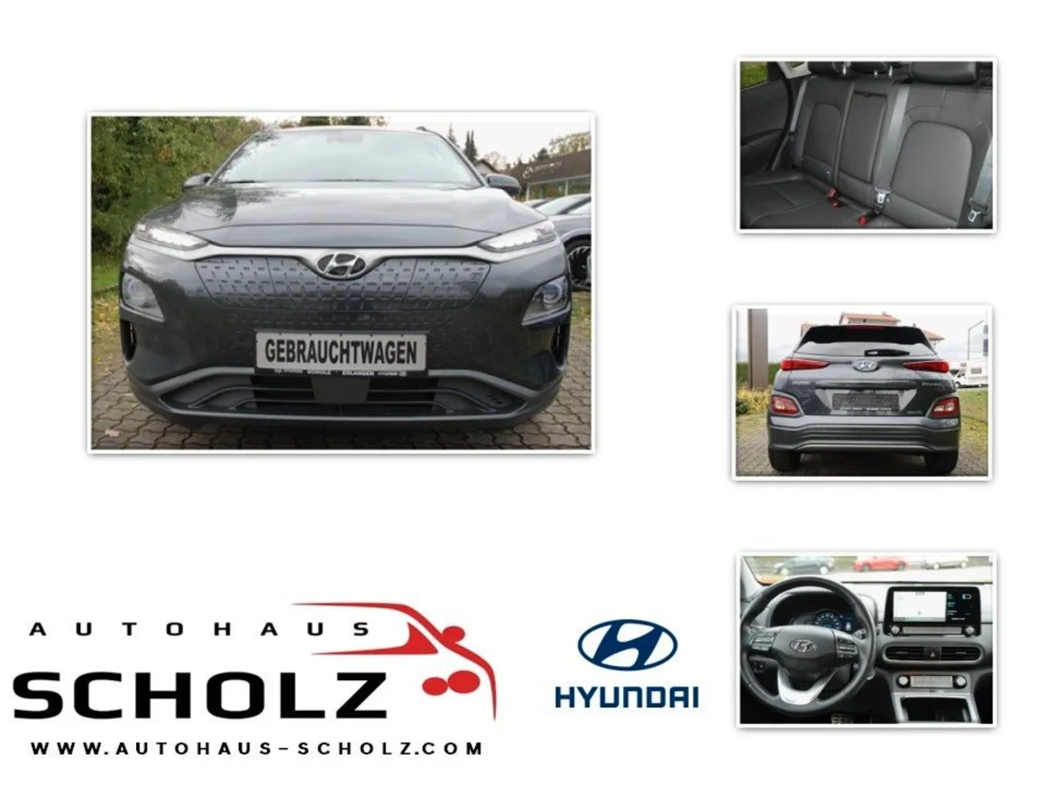 HYUNDAI Kona ELEKTRO 150kW Premium Sitzpaket Leder Vorschau Bild