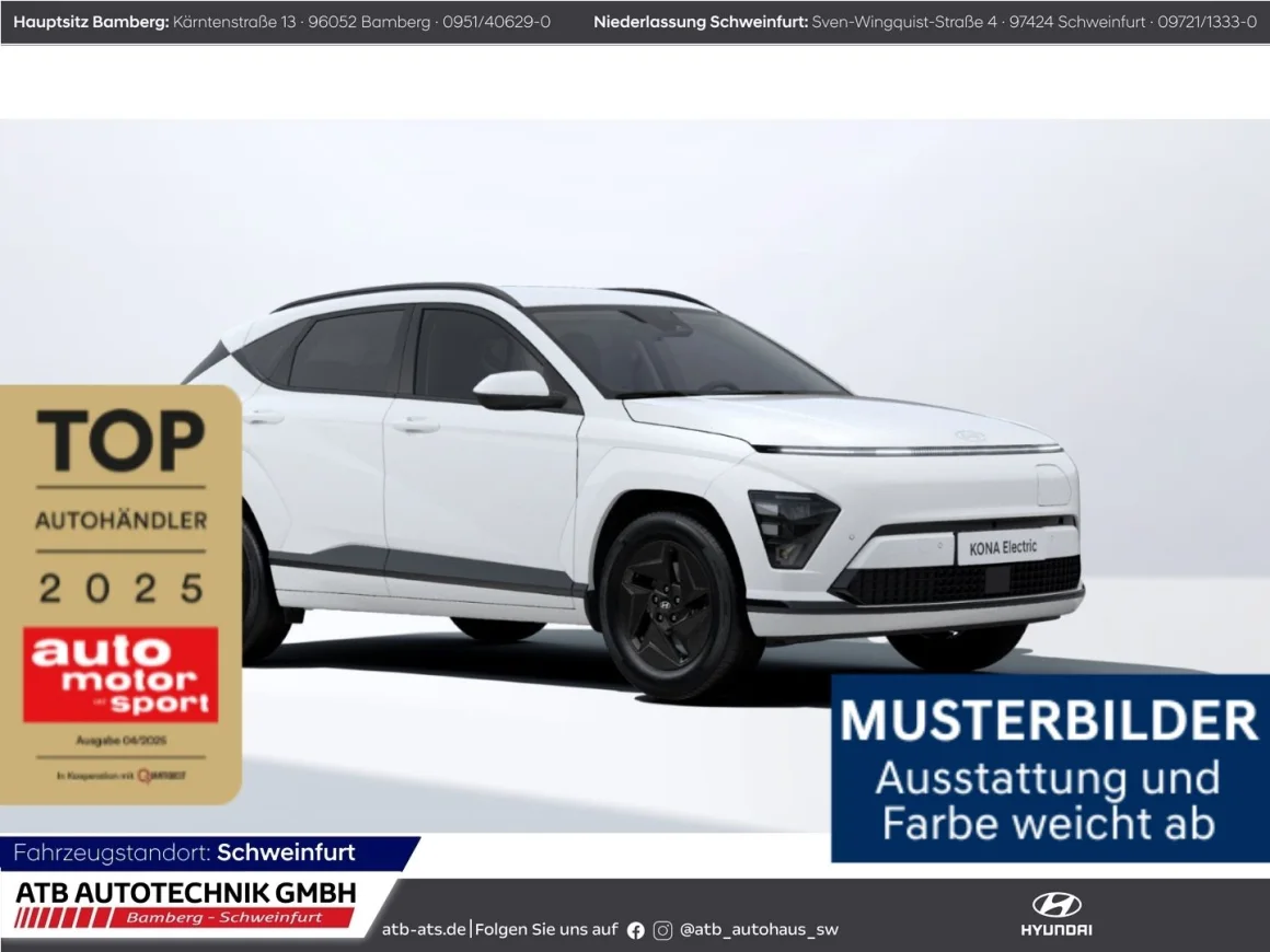 HYUNDAI KONA Elektro MY26 Select 65kWh 204PS Navi LED AC Vorschau Bild