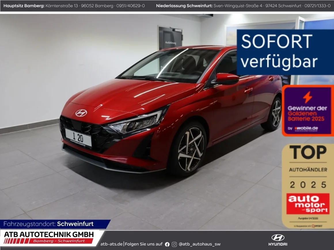 HYUNDAI i20  1.0 T-GDi 7-DCT Prime 2WD Navi Soundsystem B Vorschau Bild