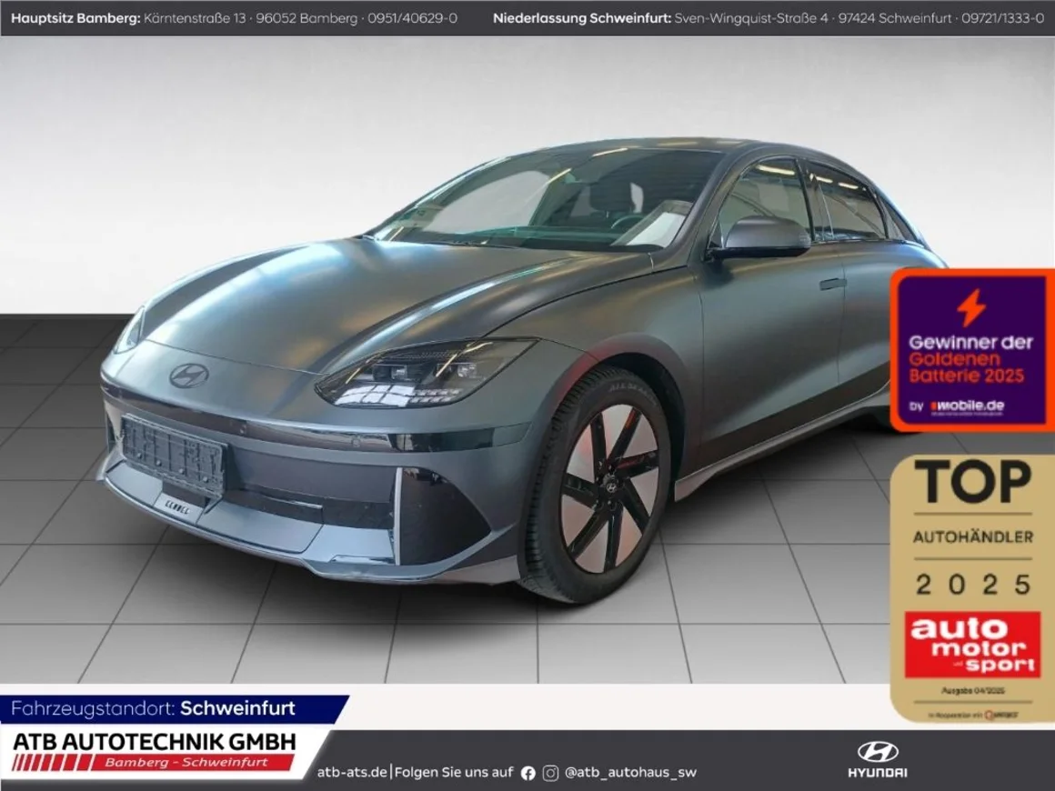HYUNDAI IONIQ 6 77,4 kWh TECHNIQ SOH 97,4% HUD Navi LED Vorschau Bild