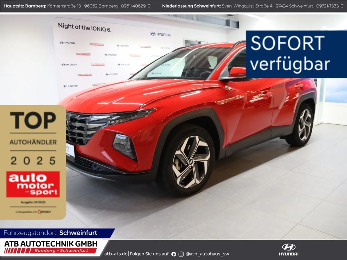 HYUNDAI Tucson PHEV Trend 1.6 T-GDI 4WD Krell, el. Heckk Vorschau Bild