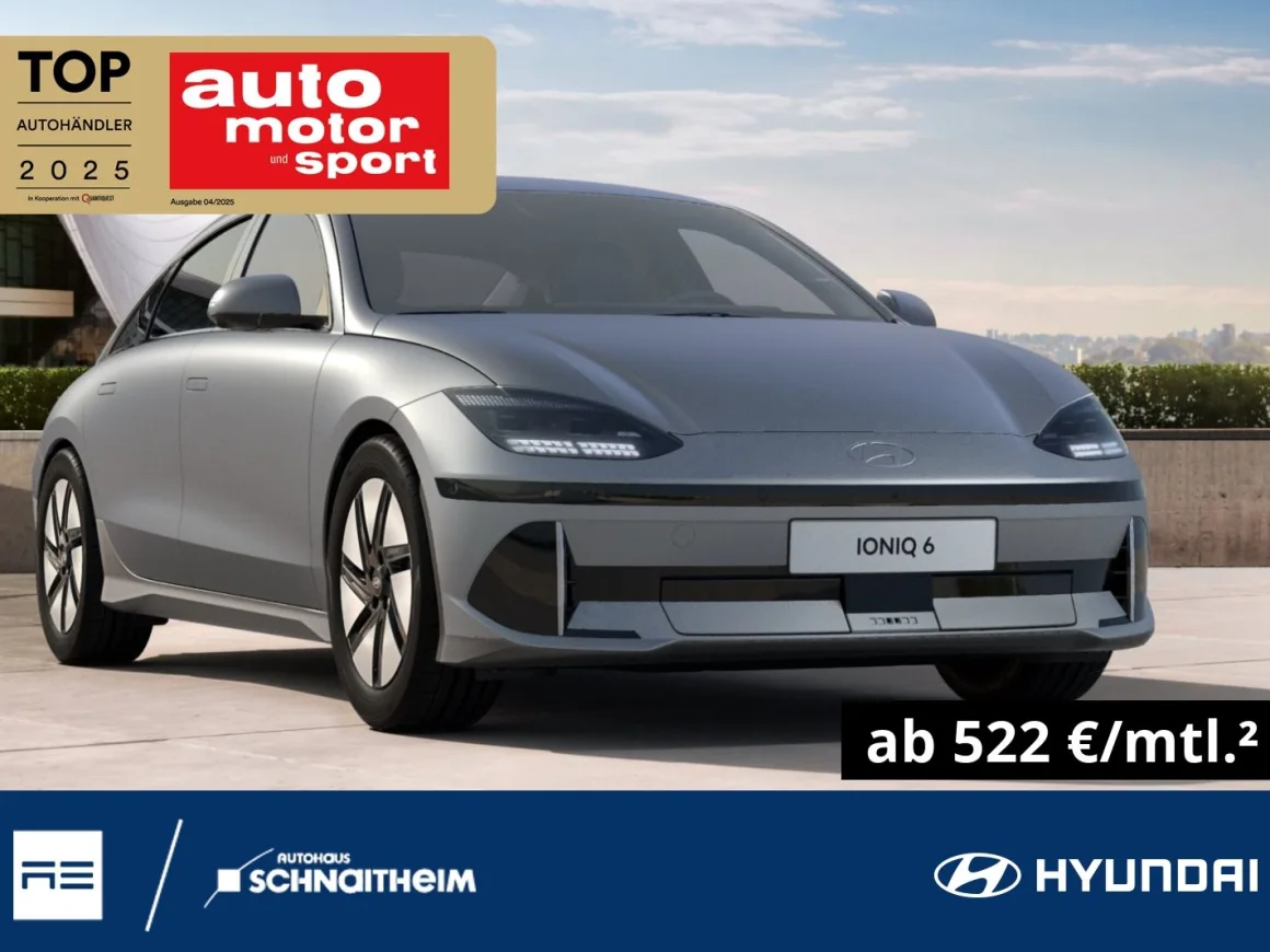 HYUNDAI IONIQ 6 TECHNIQ-P 77,4kWh 168KW (229PS) Heckantr Vorschau Bild