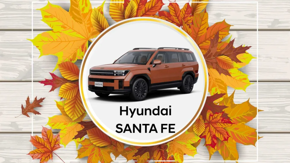 Der Hyundai SANTA FE Hybrid Signature 1.6 T-GDI 158 kW (215 PS) Benzin, Frontantrieb