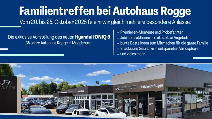 Feiern Sie mit uns – die ganze Woche!