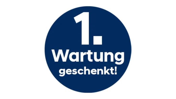 Aktion: Erste Wartung geschenkt!