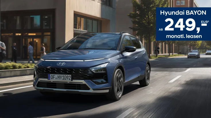Hyundai BAYON - ab 249,- € mtl. leasen