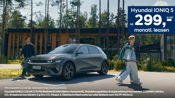 Der IONIQ 5 ab 299,- €/mtl. leasen