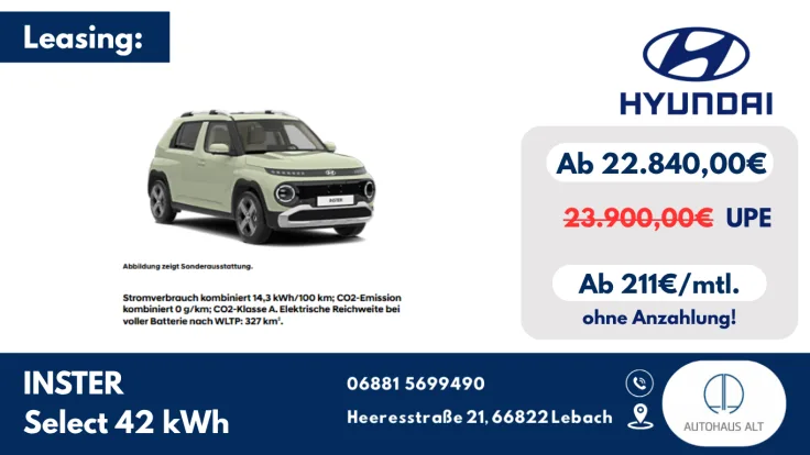 INSTER Select ab 211 €/mtl.² leasen