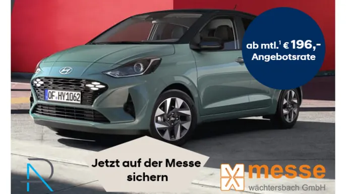 Jetzt Hyundai i10 leasen – ab nur 196 €¹