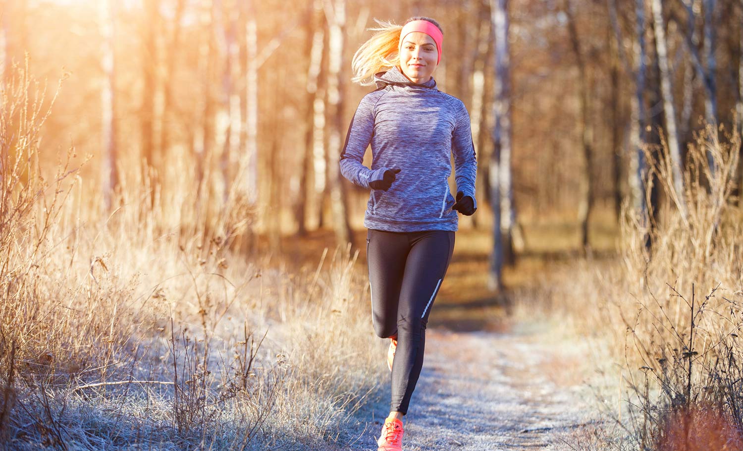 woman running