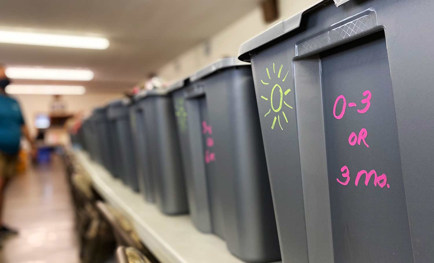 clothing bins