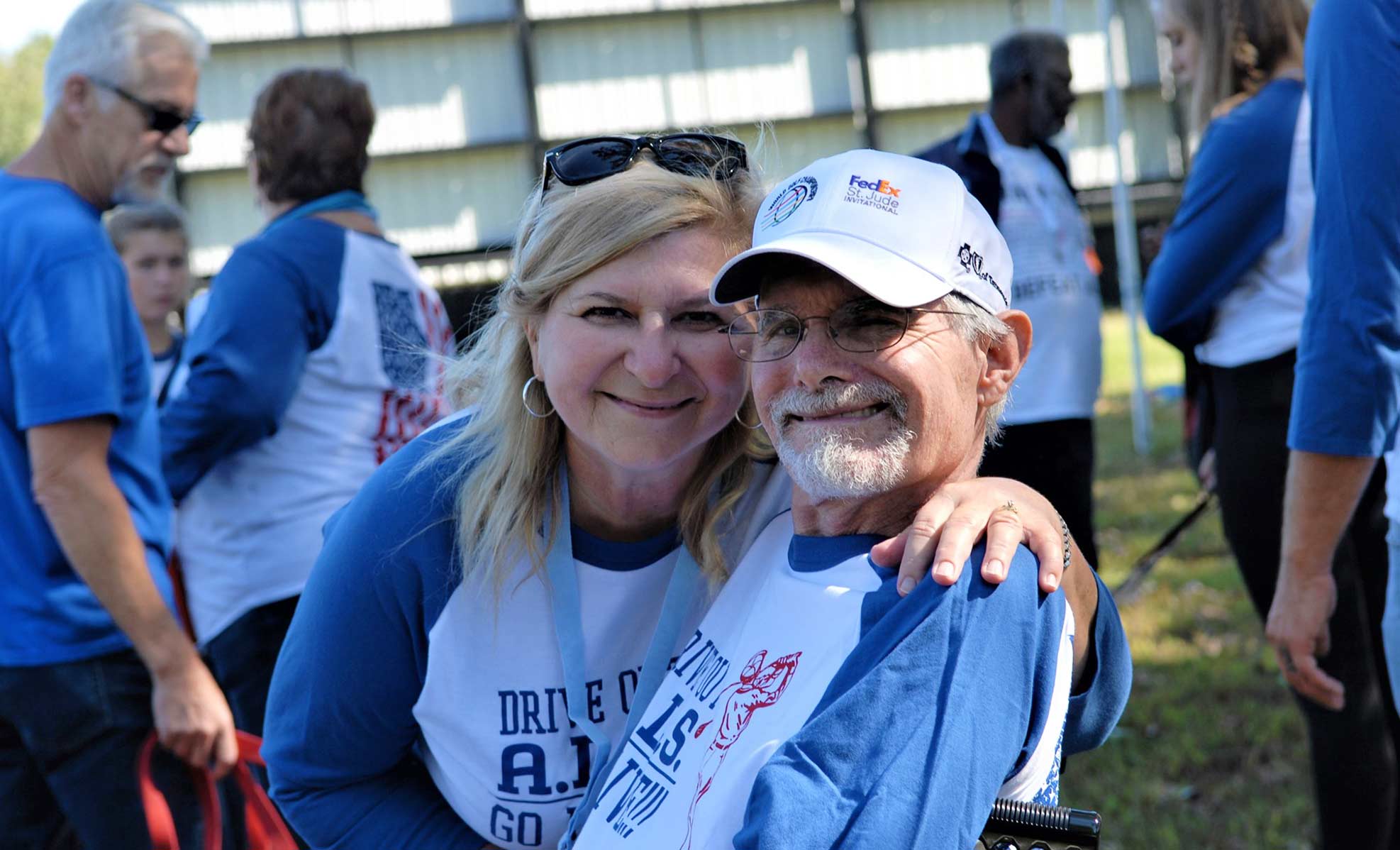 ALS walk participants