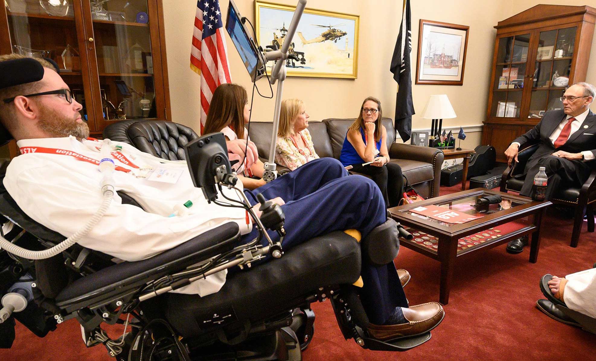 ALS advocacy with Phil Roe