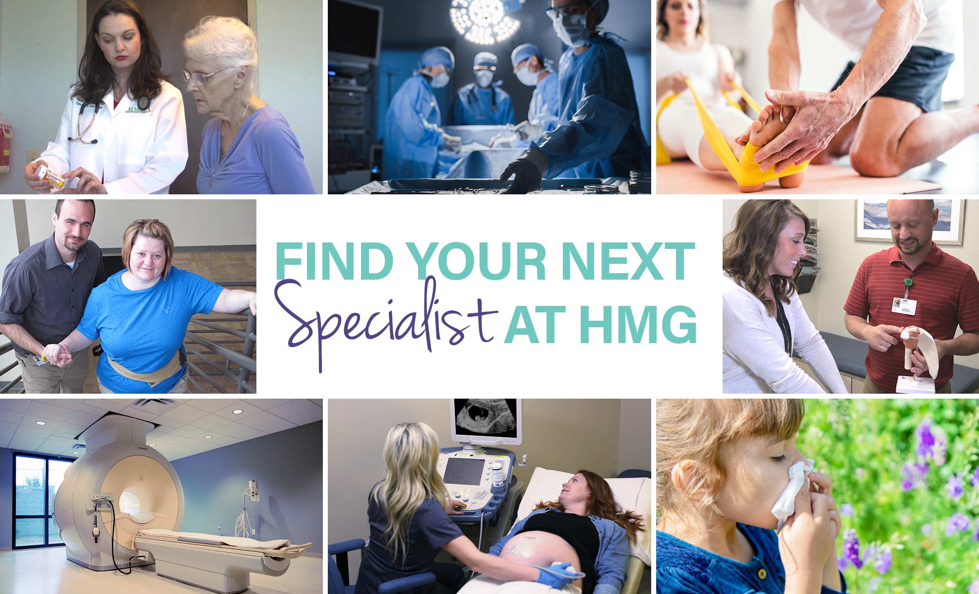 photo of different HMG specialties