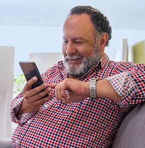 person scheduling appointment online over their phone