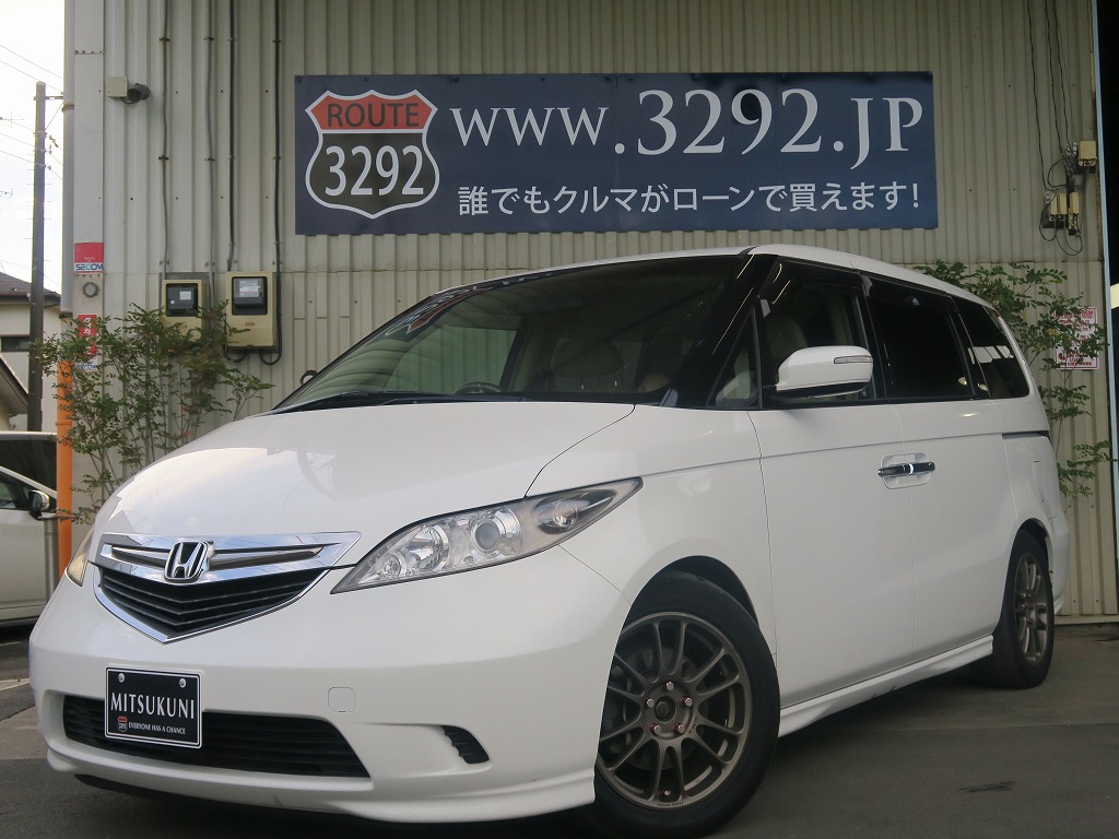 ホンダ エリシオン ｖｇ プレミアムの中古車詳細情報 自社ローン専門の中古車販売店くるまのミツクニ