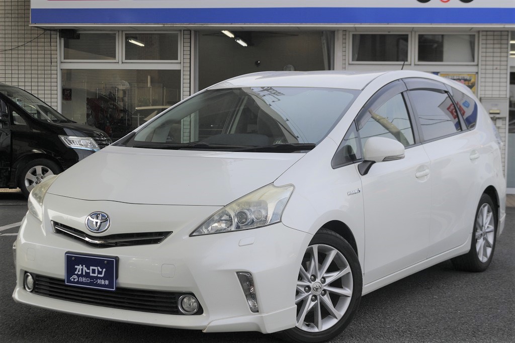 トヨタ プリウス アルファ ｓ ツーリングセレクションの中古車詳細情報 自社ローン専門の中古車販売店オトロン 旧 くるまのミツクニ