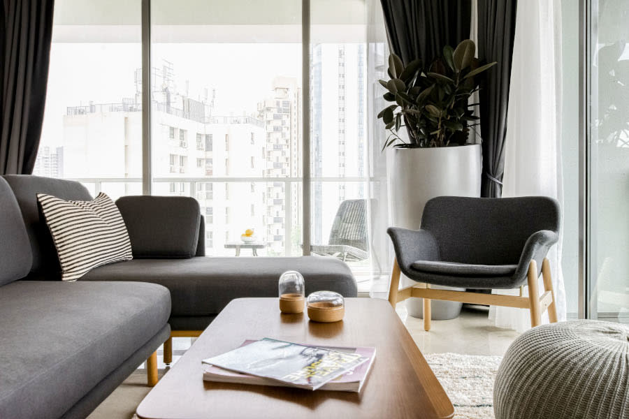 flatshare for rent, hmlet apartment sitting room interior view