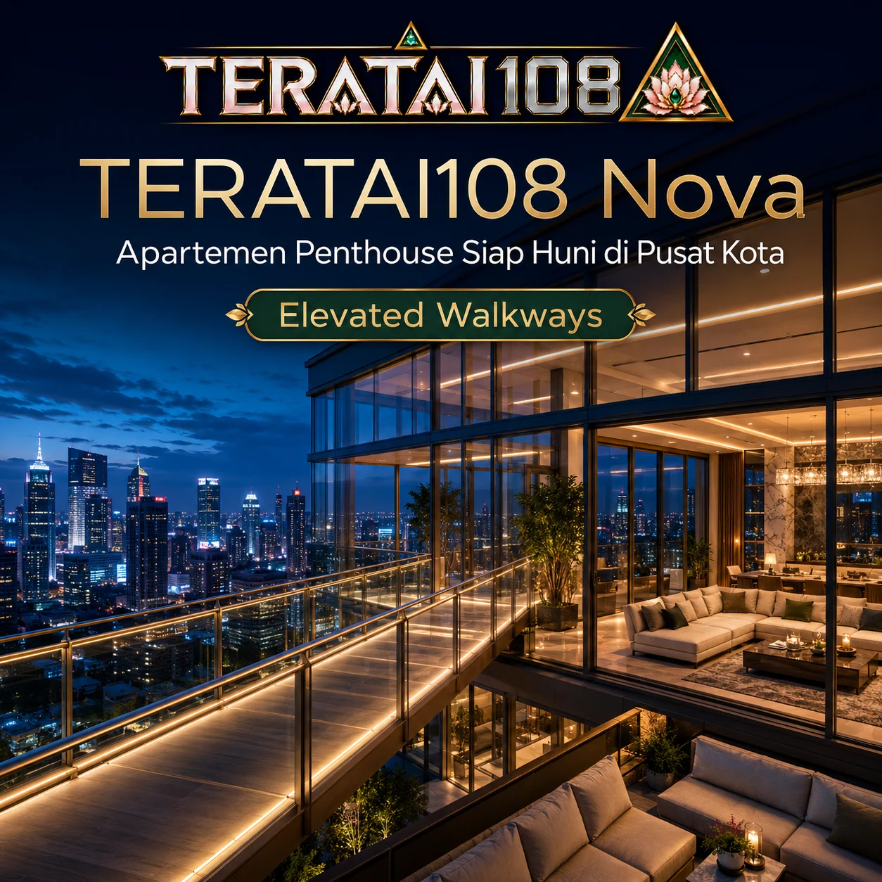 TERATAI108 Nova - Apartemen Penthouse Siap Huni di Pusat Kota