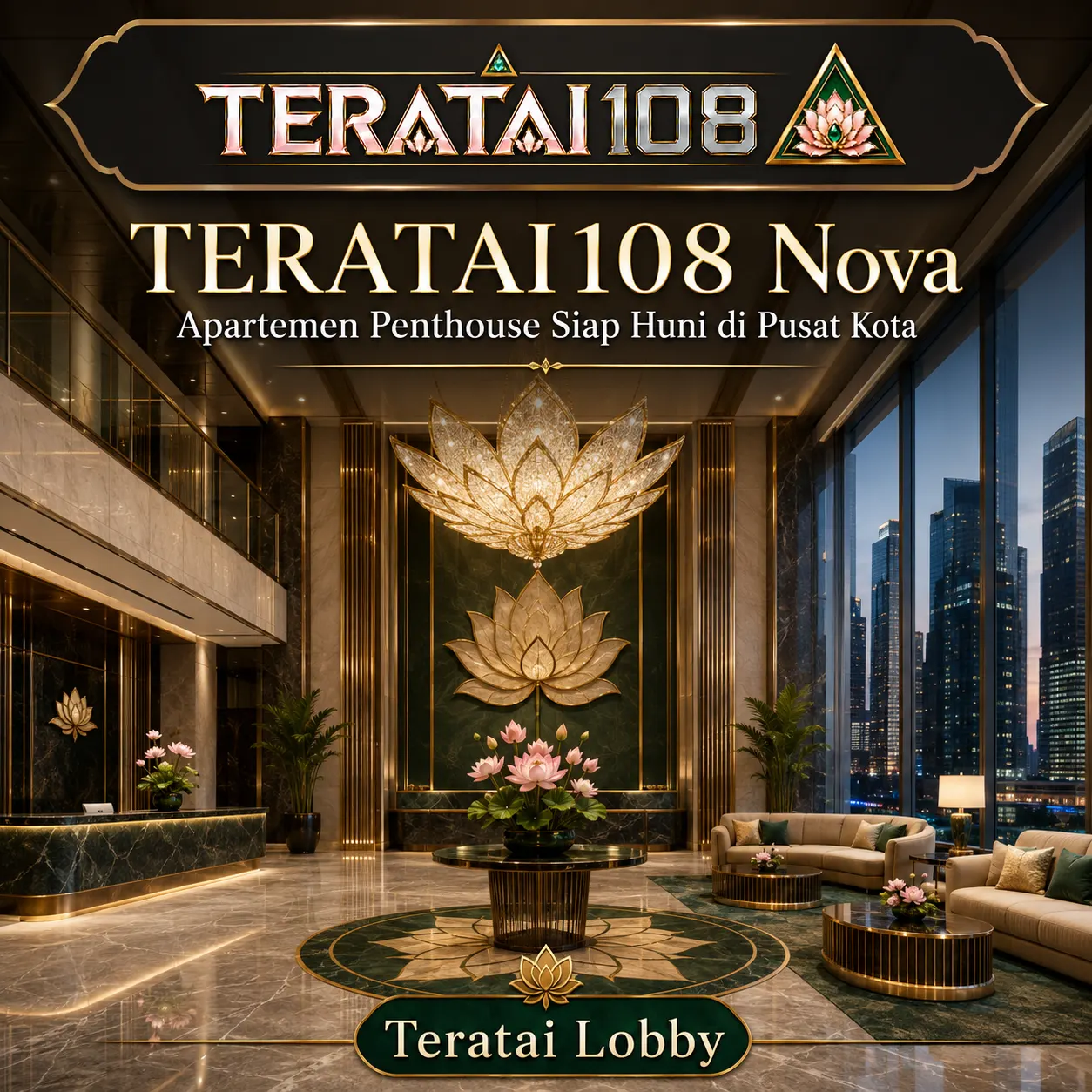 TERATAI108 Nova - Apartemen Penthouse Siap Huni di Pusat Kota