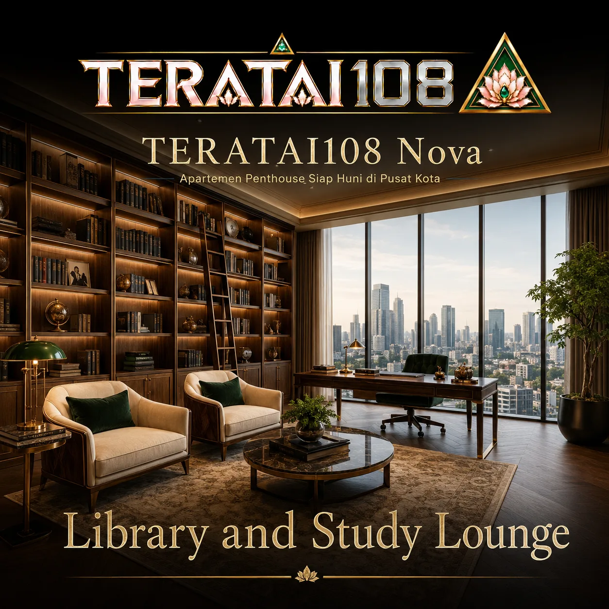 TERATAI108 Nova - Apartemen Penthouse Siap Huni di Pusat Kota