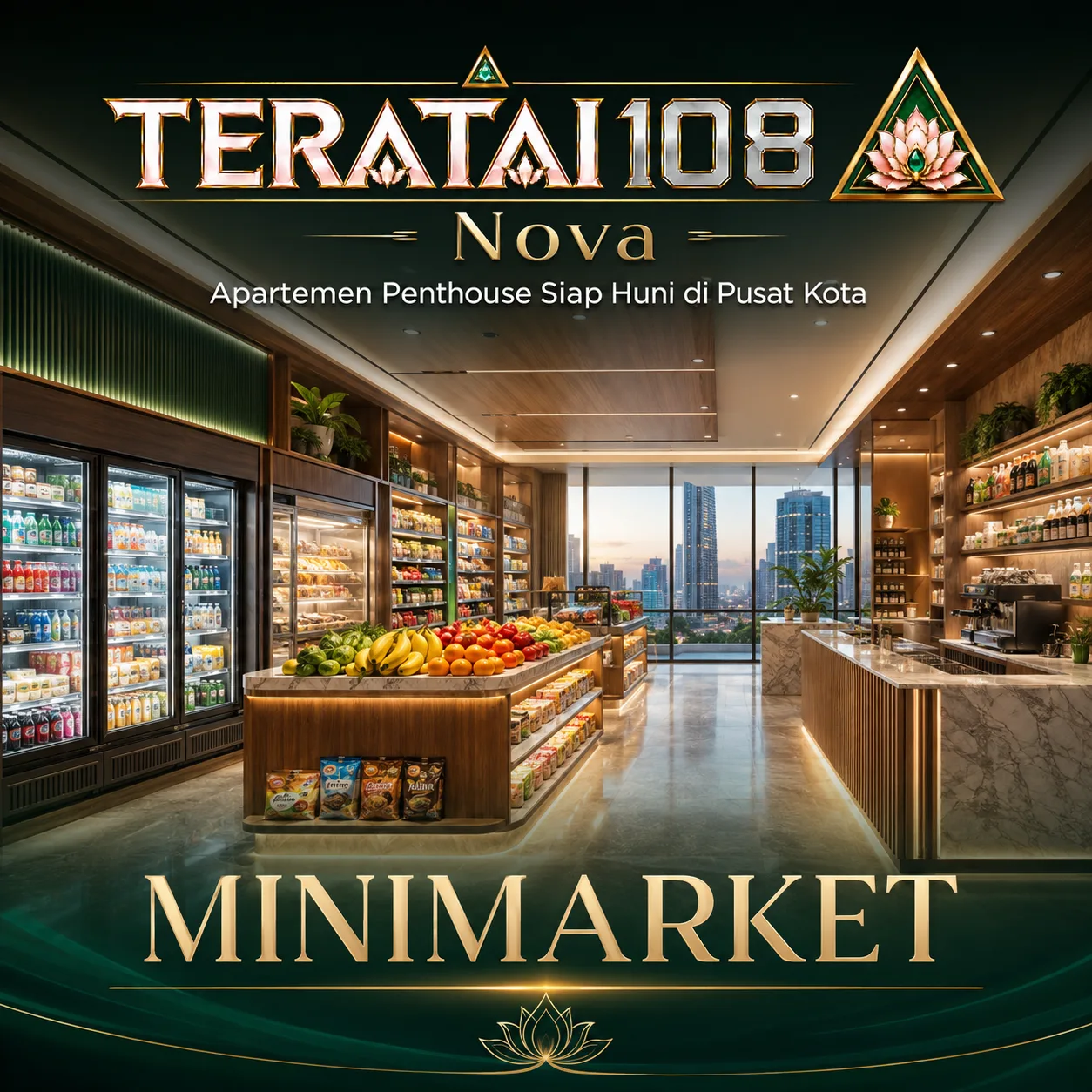 TERATAI108 Nova - Apartemen Penthouse Siap Huni di Pusat Kota