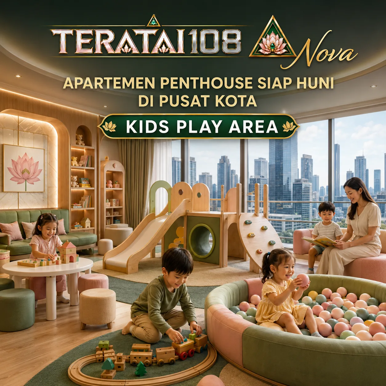 TERATAI108 Nova - Apartemen Penthouse Siap Huni di Pusat Kota
