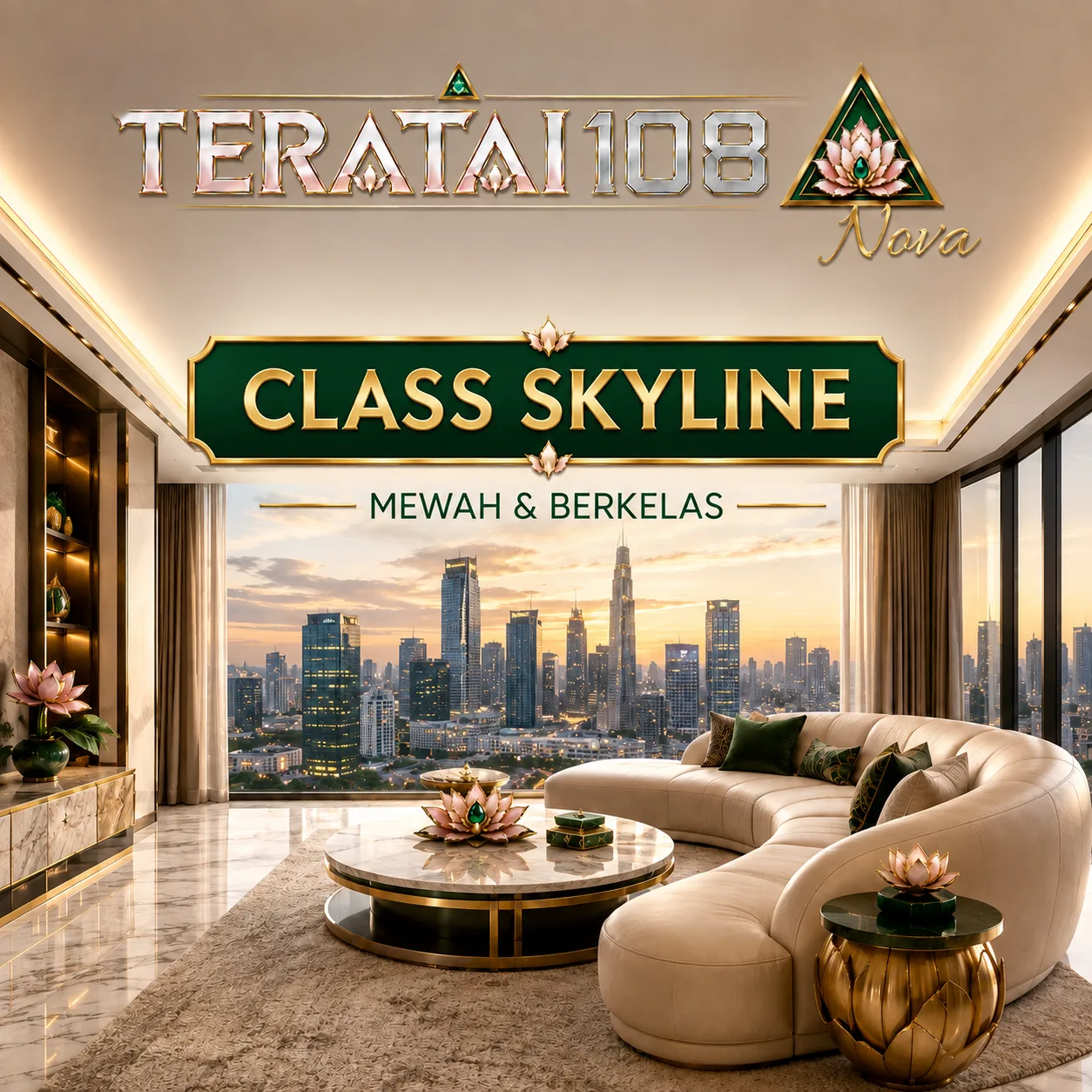 TERATAI108 Nova - Apartemen Penthouse Siap Huni di Pusat Kota