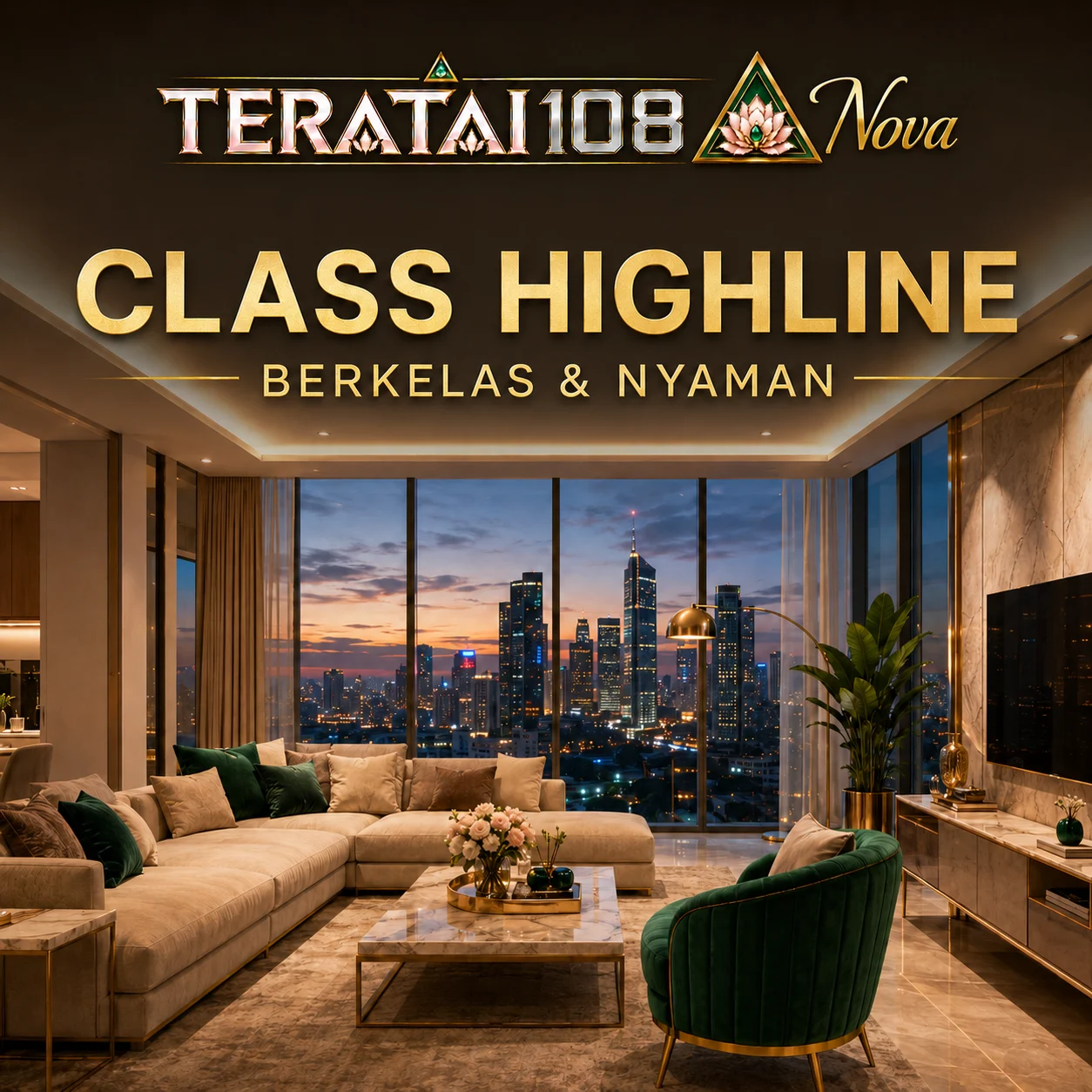 TERATAI108 Nova - Apartemen Penthouse Siap Huni di Pusat Kota