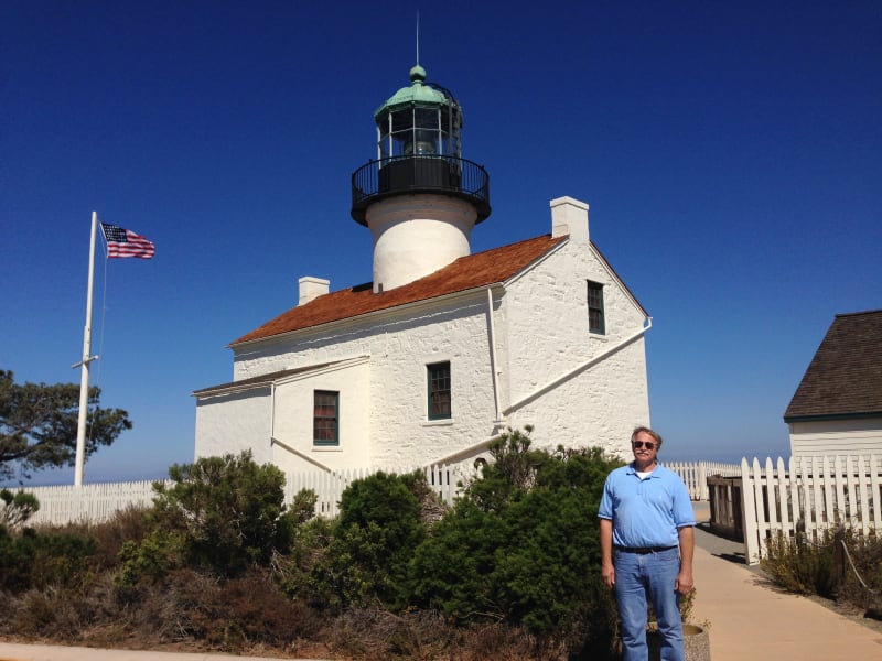 CHL #51  Old Point Loma Lighthouse 