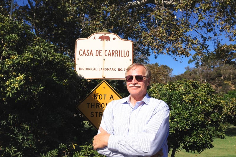 CHL #74 Casa de Carrillo Street Sign